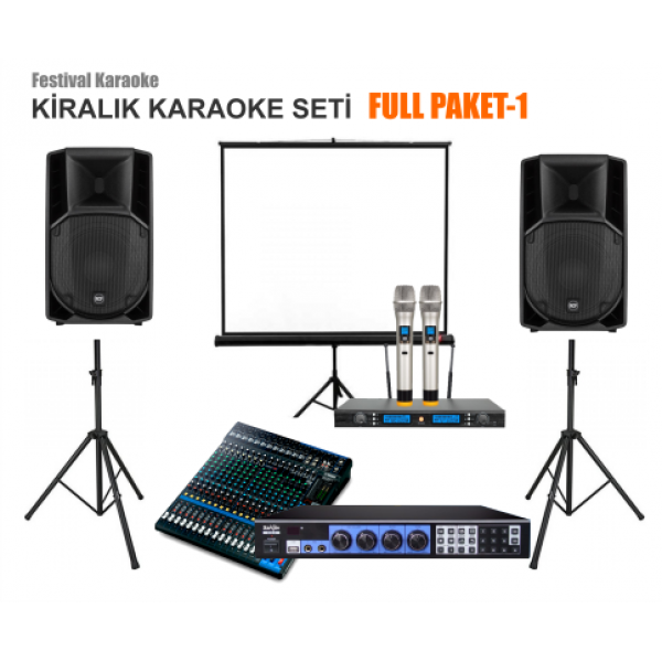 Kiralık Karaoke Sistemi FULL PAKET-1 