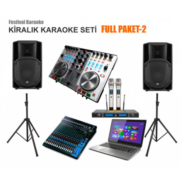 Kiralık Karaoke Sistemi FULL PAKET-2 