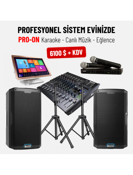 PRO_ON Karaoke Ses Sistemi