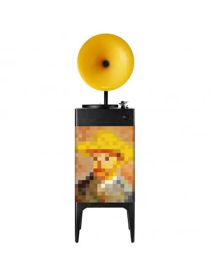 Fennessy i5 Bluetooth Hoparlörlü 110W Hi-Fi Retro Pikap Plakçalar Turntable, Van Gogh