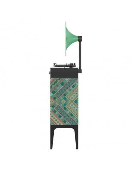 Fennessy i5 Bluetooth Hoparlörlü 110W Hi-Fi Retro Pikap Plakçalar Turntable, Miracle National library of China